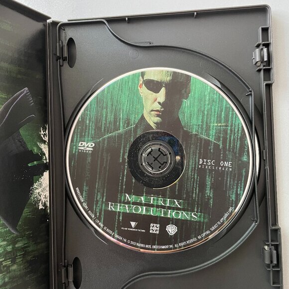 The Matrix 2 DVD Set Matrix Reloaded & Matrix Revolutions (2003 ) Rated R - Picture 4 of 10